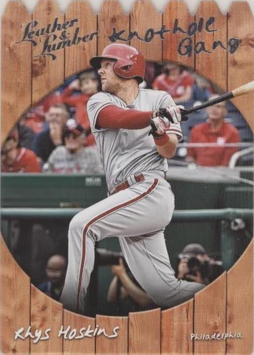 2019 Panini Leather & Lumber - Rhys Hoskins #KHG-15