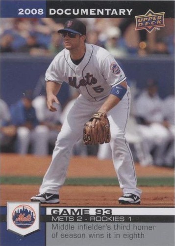 2008 Upper Deck Documentary - David Wright #2873