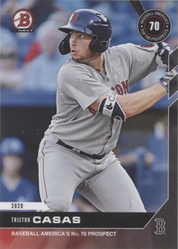 2020 Bowman Next Topps Now Baseball America's Top 100 Prospects - Triston Casas #T22