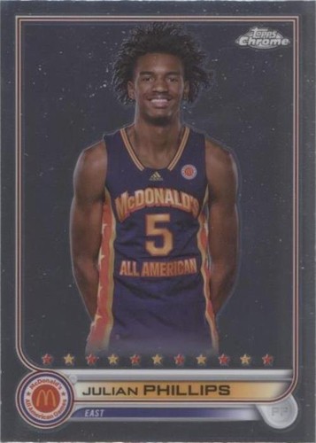 2022 Topps Chrome McDonald's All American - Julian Phillips #54