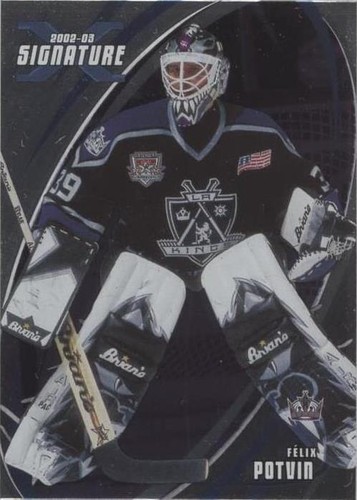 2002-03 In the Game Be A Player Signature Series - Felix Potvin #063