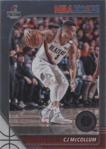 2019-20 Panini NBA Hoops Premium Stock - C.J. McCollum #158