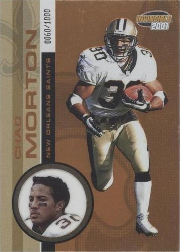 2001 Pacific Invincible Chad Morton #151