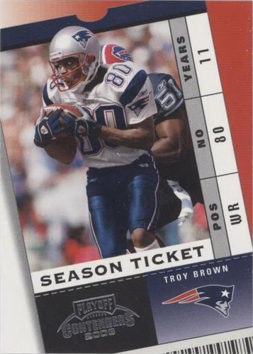 2003 Playoff Contenders Troy Brown #23