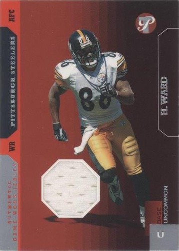 2005 Topps Pristine Hines Ward #140