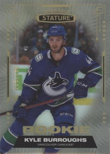 2021-22 Upper Deck Stature - Kyle Burroughs #196