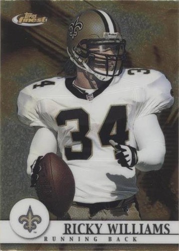 2001 Topps Finest Ricky Williams #66