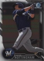 2016 Bowman Chrome - Jacob Nottingham #BCP244