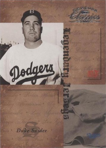 2004 Donruss Classics - Duke Snider #LJ-28