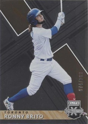 2019 Panini Elite Extra Edition - Ronny Brito #135
