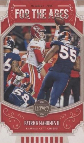 2019 Panini Legacy Patrick Mahomes II #FTA-PM