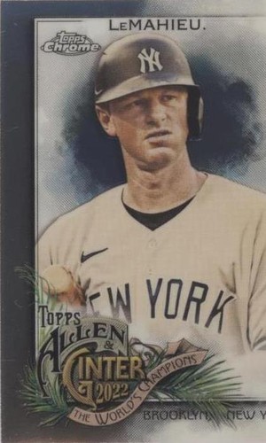 2022 Topps Allen & Ginter Chrome DJ LeMahieu #164