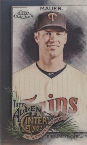 2022 Topps Allen & Ginter Chrome - Joe Mauer #163