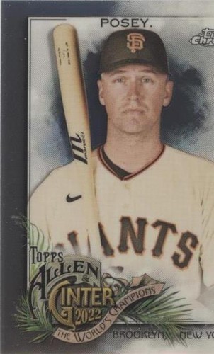 2022 Topps Allen & Ginter Chrome - Buster Posey #77