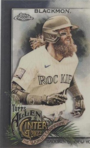 2022 Topps Allen & Ginter Chrome - Charlie Blackmon #236