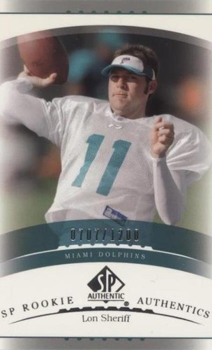 2003 SP Authentic Lon Sheriff #158