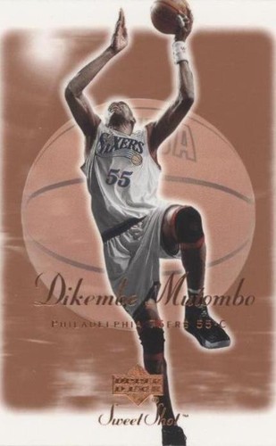 2001-02 Upper Deck Sweet Shot - Dikembe Mutombo #65