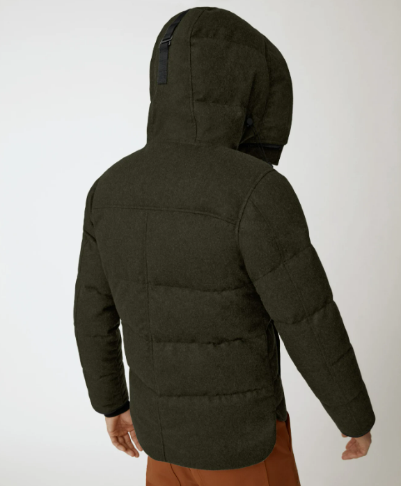 Pre-owned Canada Goose - Macmillan Parka Wool - Military Green Melange - S