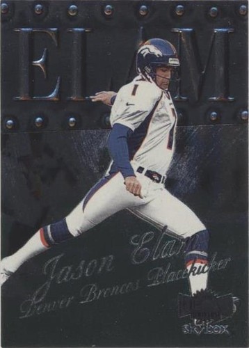 1999 Skybox Metal Universe Jason Elam #109
