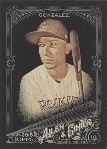 2018 Topps Allen & Ginter's X - Carlos Gonzalez #54