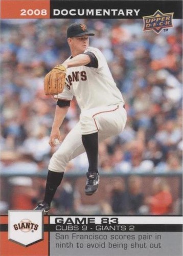 2008 Upper Deck Documentary - Matt Cain #2633