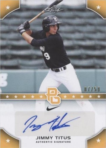 2015 Leaf Perfect Game National Showcase - Jimmy Titus #PG-JT1