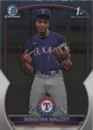 2023 Bowman Chrome - Sebastian Walcott #BCP-189