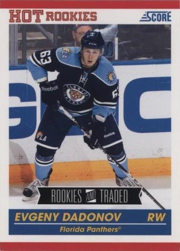 2010-11 Score Rookies & Traded - Evgeni Dadonov #596