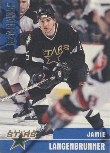 1999-00 In the Game Be A Player Memorabilia - Jamie Langenbrunner #256