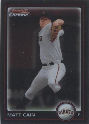 2010 Bowman Chrome - Matt Cain #153