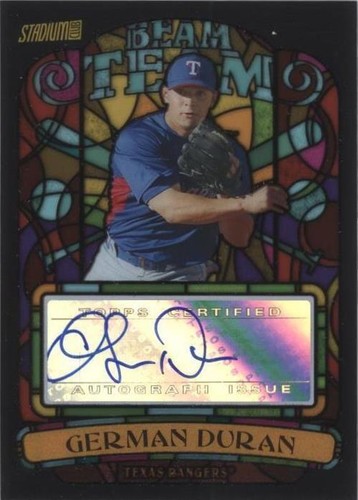 2008 Topps Stadium Club - German Duran #BTA-GD