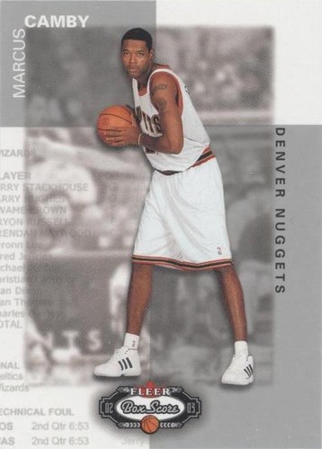 2002-03 Fleer Box Score - Marcus Camby #22