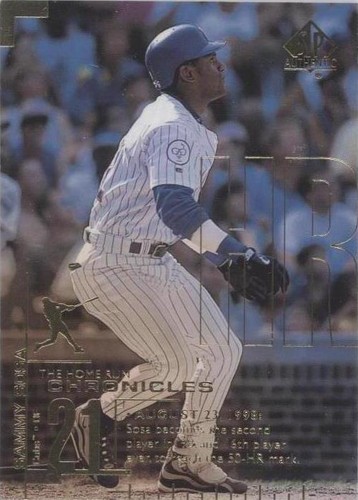 1999 SP Authentic - Sammy Sosa #HR53