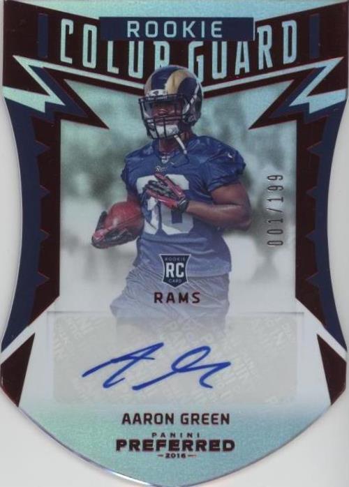 2016 Panini Preferred Aaron Green #300