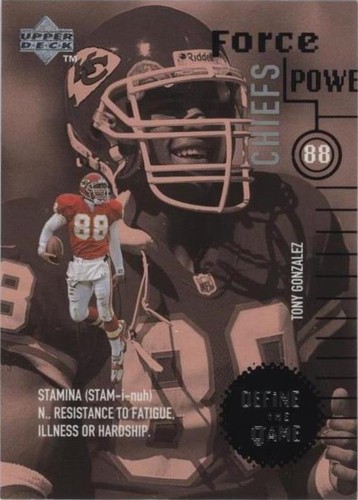 1998 Upper Deck Tony Gonzalez #DG29