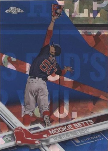 2017 Topps Chrome Sapphire Edition - Mookie Betts #161