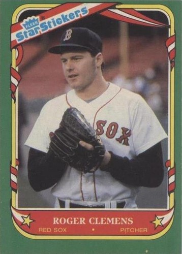 1987 Fleer Star Stickers - Roger Clemens #24