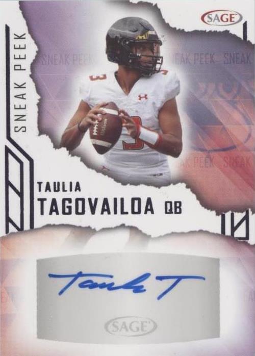 2023 SAGE Low Series Taulia Tagovailoa #SPA-TT