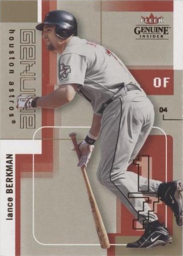 2004 Fleer Genuine Insider - Lance Berkman #3