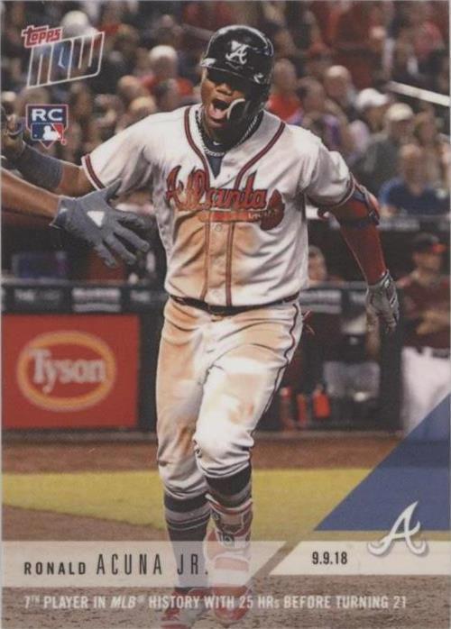 2018 Topps Now - Ronald Acuña Jr. #707 for sale | eBay