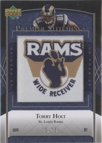 2007 UD Premier Torry Holt #PS-80