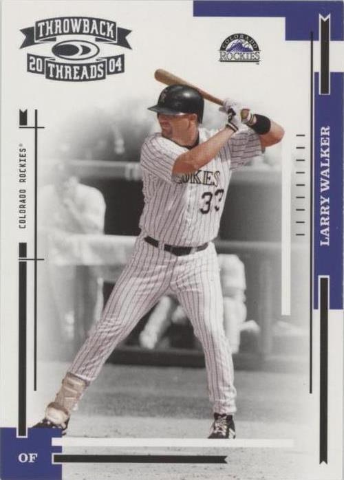 Donruss Throwback Threads 2004 - Larry Walker #68