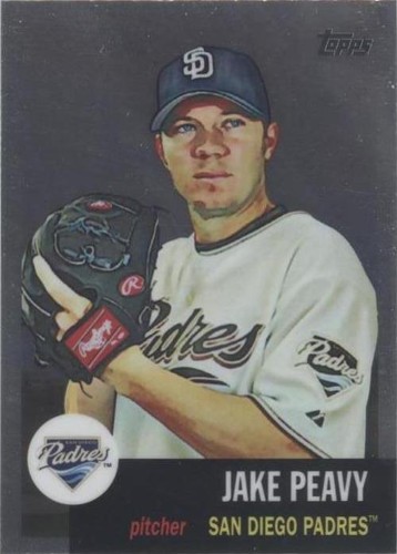 2008 Topps Chrome - Jake Peavy #TCHC42