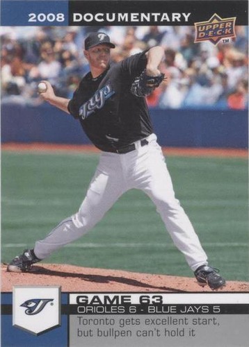 2008 Upper Deck Documentary - Roy Halladay #2083