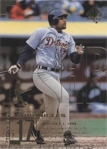 1999 SP Authentic - Tony Clark #HR16