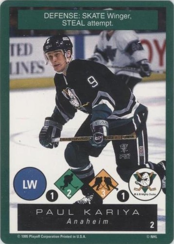 1995-96 Playoff One on One Challenge - Paul Kariya #2