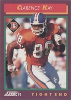 1992 Score Clarence Kay #154