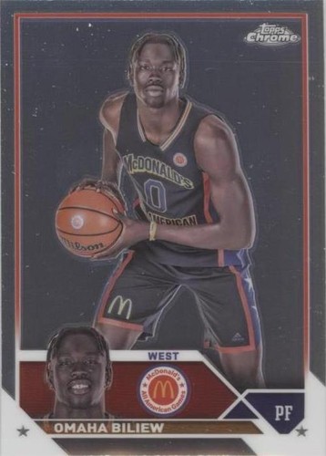 2023 Topps Chrome McDonald's All American - Omaha Biliew #61
