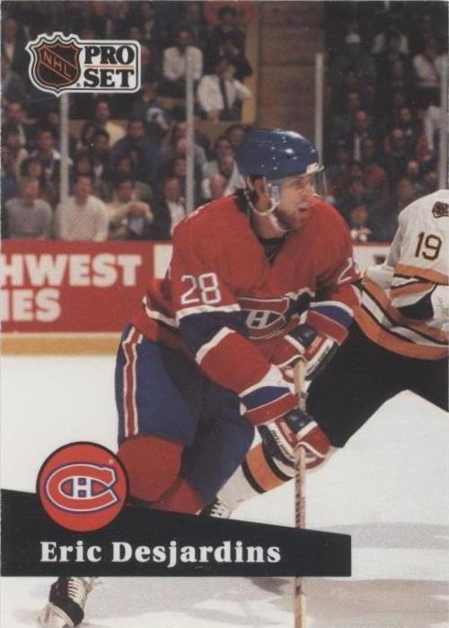 Juego profesional 1991-92 - Eric Desjardins #118