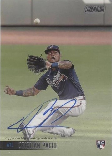 2021 Topps Stadium Club - Cristian Pache #SCBA-CP